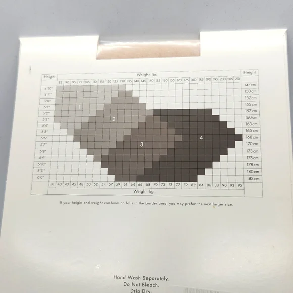 New Calvin Klein Silken Sheer Control Top Hose in Color Light 1 - 2 Pair - Picture 5 of 7